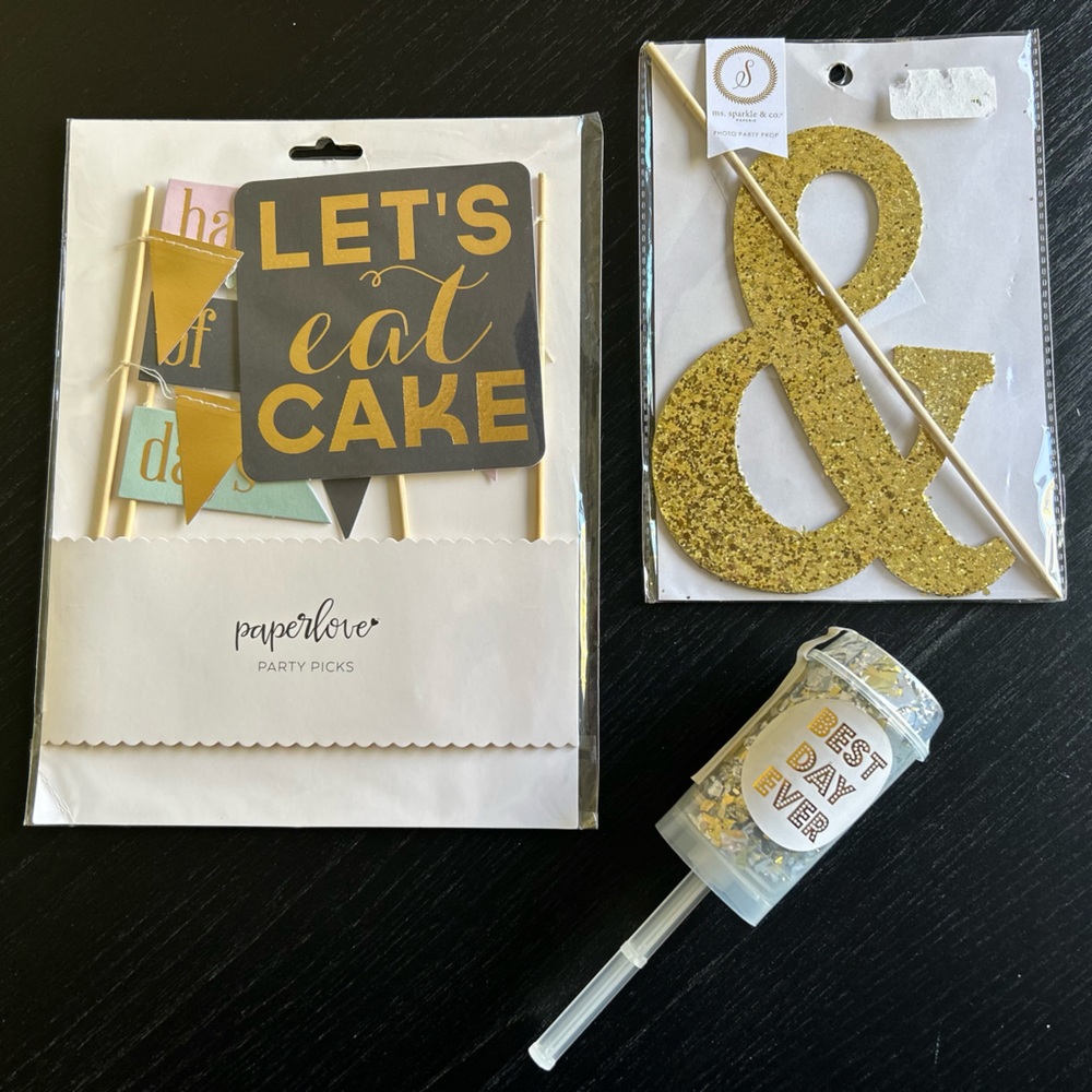 Party bundle - NWT - Let’s eat cake